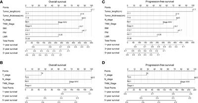 A Novel Model Combining Tumor Length, Tumor Thickness, TNM_Stage, Nutritional Index, and Inflammatory Index Might Be Superior to the 8th TNM Staging Criteria in Predicting the Prognosis of Esophageal Squamous Cell Carcinoma Patients Treated With Definitive Chemoradiotherapy